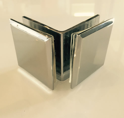 90&deg; Glass to Glass Clamp