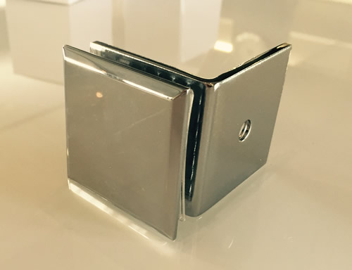 90&deg; Wall to Glass Clamp