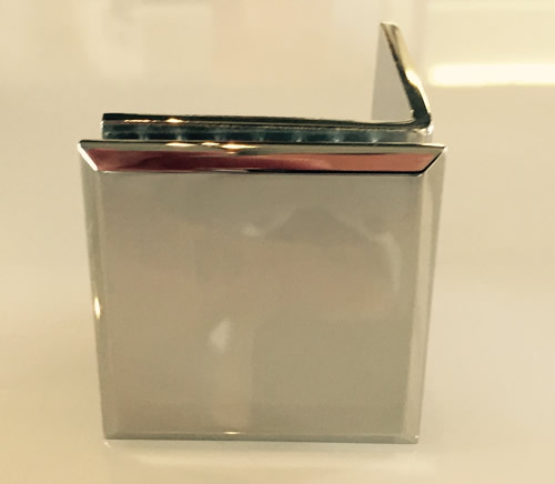 90&deg; Wall to Glass Clamp